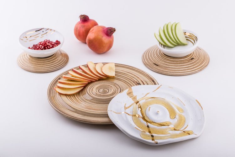Apples & Honey large set for Rosh Hashanah