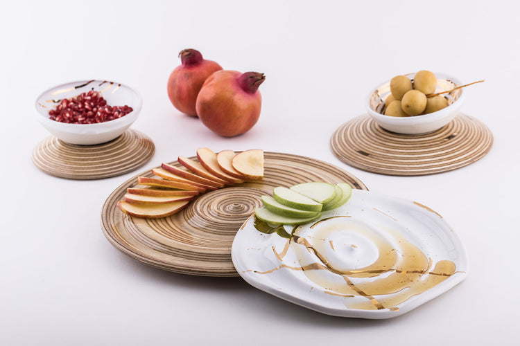 Apples & Honey large set for Rosh Hashanah