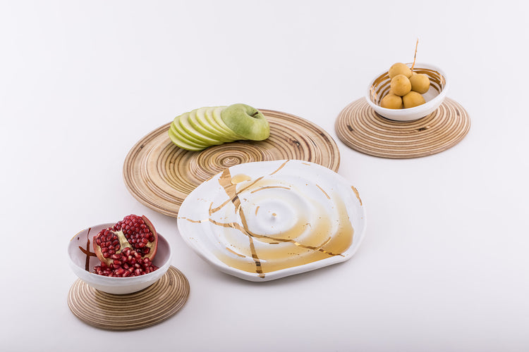 Apples & Honey large set for Rosh Hashanah